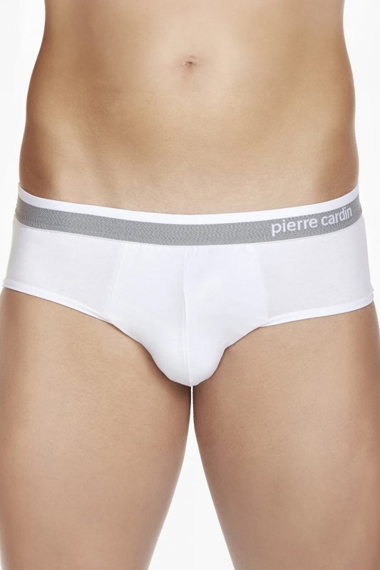 PCU 402 Slipy Męskie Bawełniane, bianco/białe