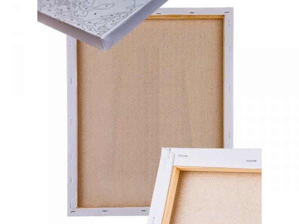 OBRAZ MALOWANIE PO NUMERACH RAMA 45x45cm SPACER W DESZCZU - WYSYŁKA 24H