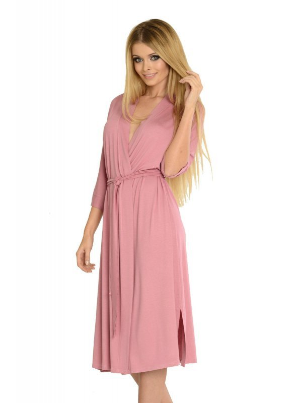 Szlafrok De Lafense 892 Visa długi 3XL-4XL damski  24H