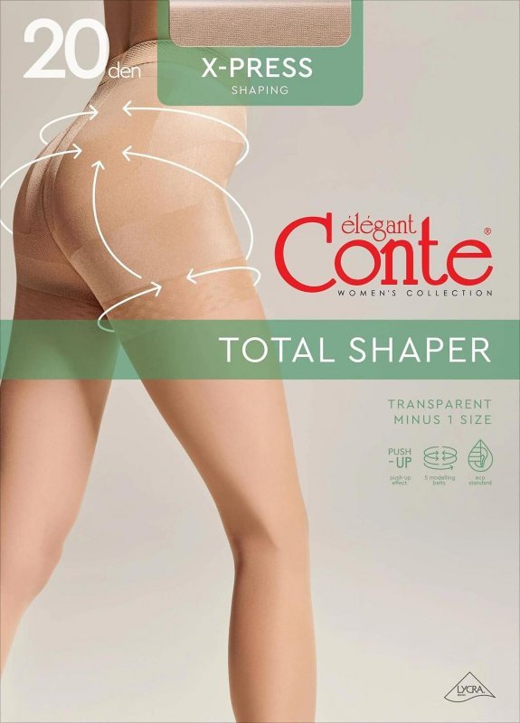 Rajstopy Conte Elegant X-Press 20 den 5-XL