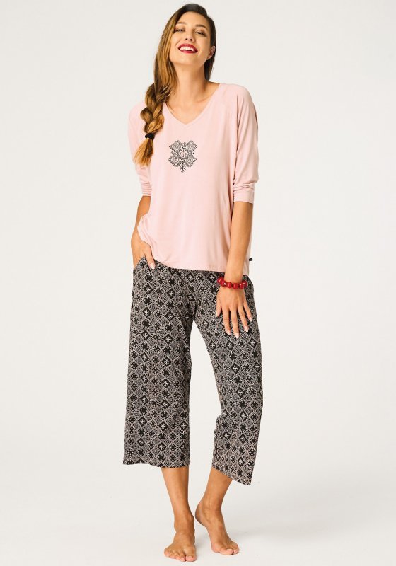 Piżama Key LNS 731 A26 3/4 S-XL damska