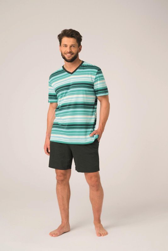 Piżama Key MNS 326 A26 kr/r M-2XL
