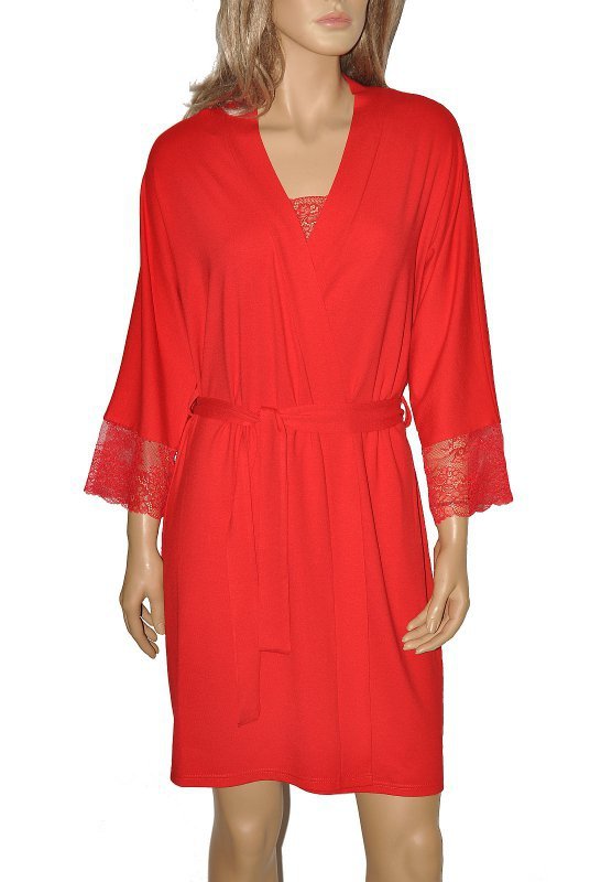 Szlafrok De Lafense 342 Fanny S-2XL damski