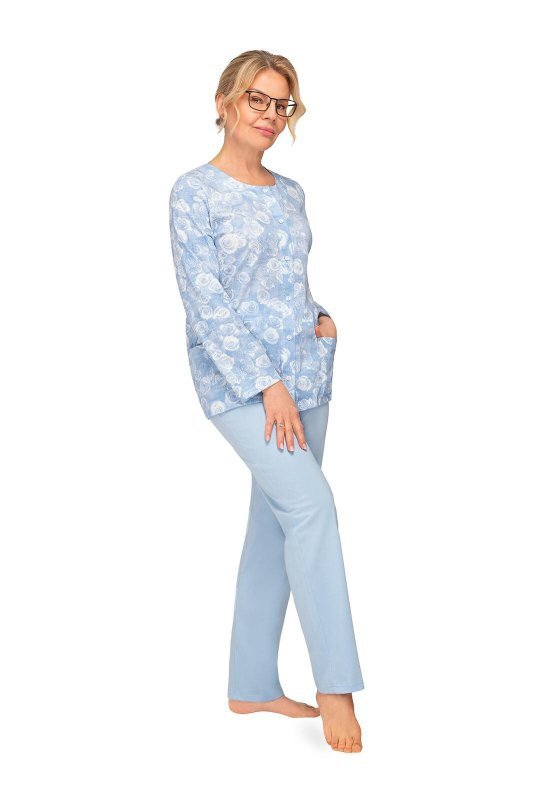 Piżama Martel Maria III 202 dł/r M-2XL damska rozpinana