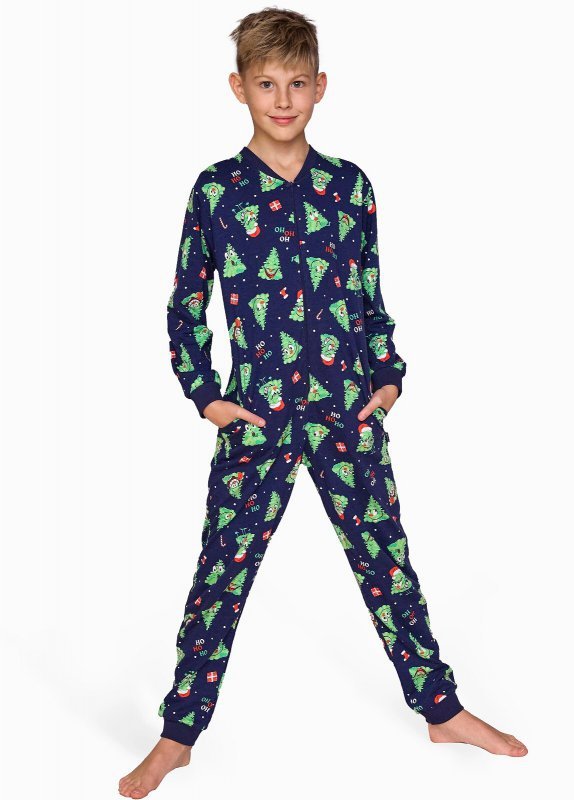 Kombinezon Cornette Kids Boy 185/168 Christmas Tree 2 dł/r 86-128