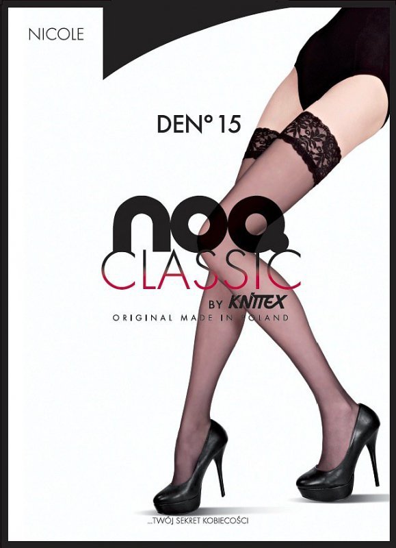  Pończochy Knittex 21001 Nicole 15 den 5XL-7XL - WYSYŁKA 24H