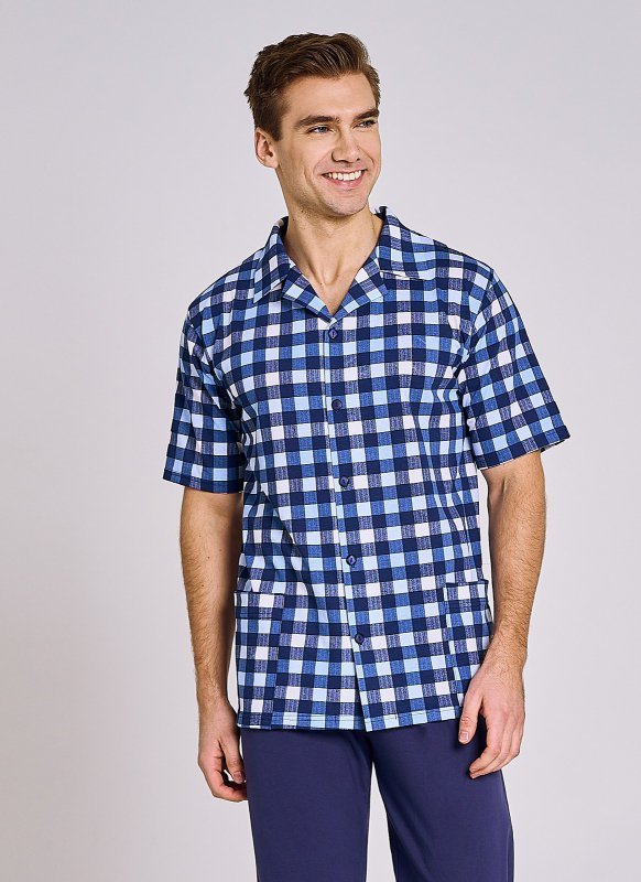 Piżama Taro Sammuel 3183 kr/r M-2XL męska rozpinana - WYSYŁKA 24H