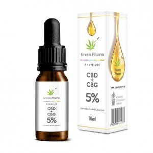 Olejek konopny CBG+CBD 5% Full Spectrum 10ml 