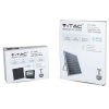 Projektor LED Solarny V-TAC 16W Czarny IP65, Pilot, Timer VT-40W 4000K 1050lm