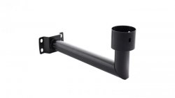 Uchwyt do lampy ulicznej solarnej 40cm RURA 75 mm Czarny