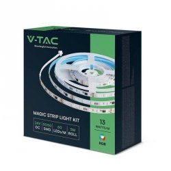 Taśma LED V-TAC Zestaw SMART WiFi RGB 24V IP65 VT-5050 RGB
