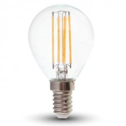 Żarówka LED V-TAC 4W Filament E14 P45 Kulka VT-1996 4000K 400lm