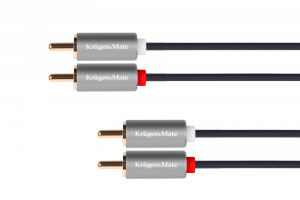 Kabel 2RCA-2RCA 10m Kruger&Matz Basic