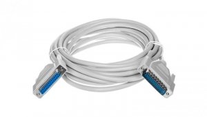 Kabel przedłużający LPT 1:1 Typ DSUB25/DSUB25, M/Ż beżowy 5m AK-610201-050-E