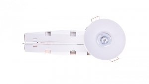 Oprawa awaryjna LED 1W 3h AXEP ECO IP20/20 1W (opt. otwarta) jednozadaniowa biała AXPO/1W/E/3/SE/X/WH