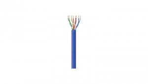 Kabel Skrętka Kat 6 UTP Drut Box Niebieska SOHO CCA ITP6-CCA-305-BL /305m/