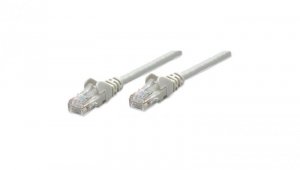 Patch Cord Cat6 UTP 0,5M Szary 100 Miedź 340427