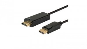 Kabel SAVIO CL-56 (HDMI M - DisplayPort M 1,5m kolor czarny)