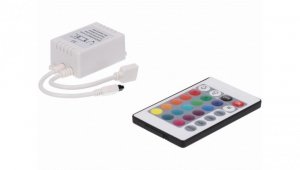 Sterownik LED RGB 3x1A 24-key IR 12V Prescot