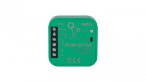 Dopuszkowy odbiornik Wi-Fi 1-kanałowy dwukierunkowy 16A TYP: ROW-01/16A SPL10000025