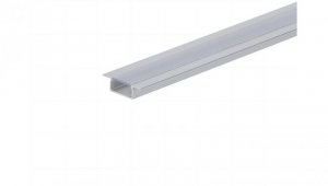 Profil led Basic Plus 2m anodowany z osłoną przeźroczystą CLF