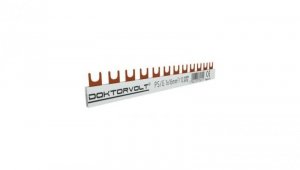 Szyna łączeniowa grzebieniowa PS/G 1-fazowa 12-modułowa 16mm2 100A Doktorvolt 6251