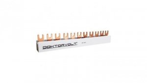 Szyna łączeniowa 4-fazowa 11-modułowa PS/G 16mm2 100A Doktorvolt 2841