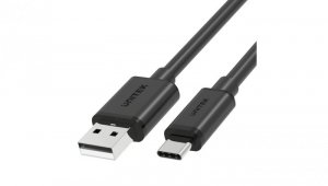 UNITEK KABEL USB USB-A — USB-C 50CM, Y-C481BK