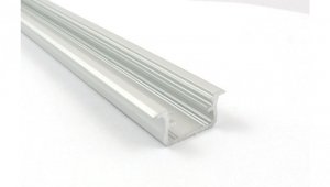 Profil aluminiowy LED B wpuszczany anoda. 2,02m