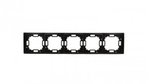 Simon Basic Ramka 5-krotna Neos IP20 czarny mat BMRC5/49