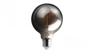Żarówka LED E27 G80 6W = 50W 650lm 2200K Ciepła 360 Filament dymiona