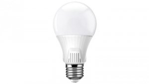 Żarówka LED E27 A60 9W = 60W 810lm 6500K Zimna 220 KOBI Czujnikiem Ruchu i Zmierzchu