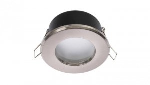 Oprawa Halogenowa Podtynkowa Podbitka Łazienkowa Hermetyczna AQUS GU10 LUMILED Satyna IP44 STAŁA