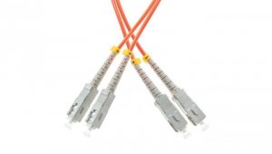 PATCHCORD ŚWIATŁOWODOWY MM SC/UPC-SC/UPC DUPLEX OM2 5m
