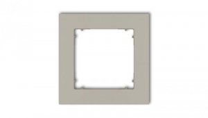 MINI Ramka uniwersalna pojedyncza kwadratowa z tworzywa taupe 60MR-1