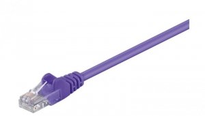 CAT 5e Kabel łączący, U/UTP, Fioletowy - Długość kabla 2 m