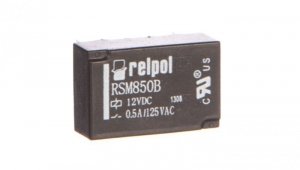 Przekaźnik subminiaturowy-sygnałowy 2P 0,5A 12V DC PCB RSM850B-6112-85-1012 2611714