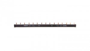 Szyna grzebieniowa Domae, 3-bieg., 63A, L = 405mm, 15x27mm 14813