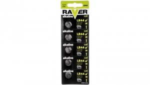 Bateria alkaliczna RAVER LR44 /blister 5szt./ B7970