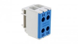 Blok rozdzielczy-odgałęźny 2x1-biegun AL/CU 2,5-50mm2 niebieski montaż płaski i na szynę TH WLZ35/2x50/n 48.250