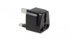 Adapter gniazdo EU na wtyk UK Maclean MCE154 czarny MCE154
