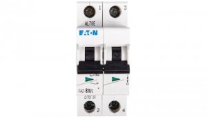 Wyłącznik nadprądowy 2P B 10A 15kA AC FAZ B10/2 278730