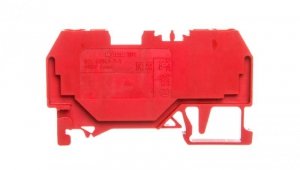 Złączka szynowa 2-przewodowa 4mm2 czerwona 281-903