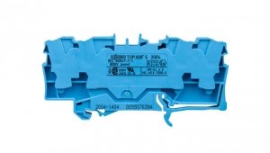 Złączka szynowa 4-przewodowa 4mm2 niebieska 2004-1404 TOPJOBS