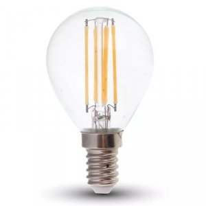 Żarówka LED V-TAC 6W Filament E14 Kulka P45 VT-2466 4000K 600lm