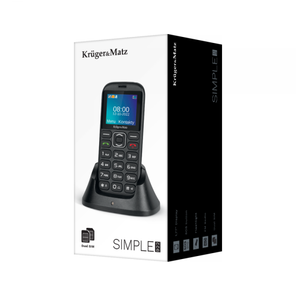 Telefon GSM dla seniora Kruger&amp;Matz Simple 922 4G