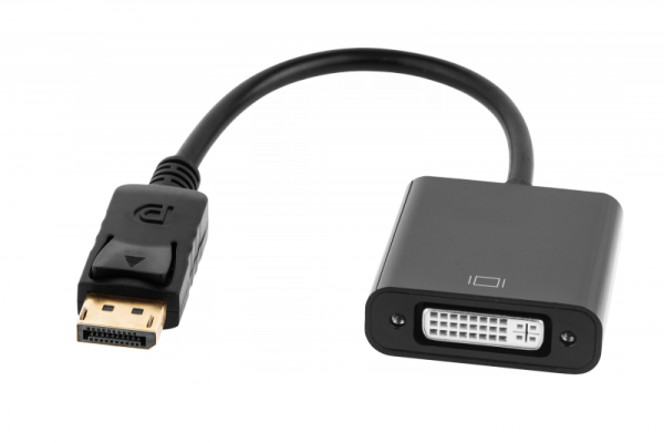 Złącze adapter wtyk DISPLAYPORT - gniazdo DVI (24+5)