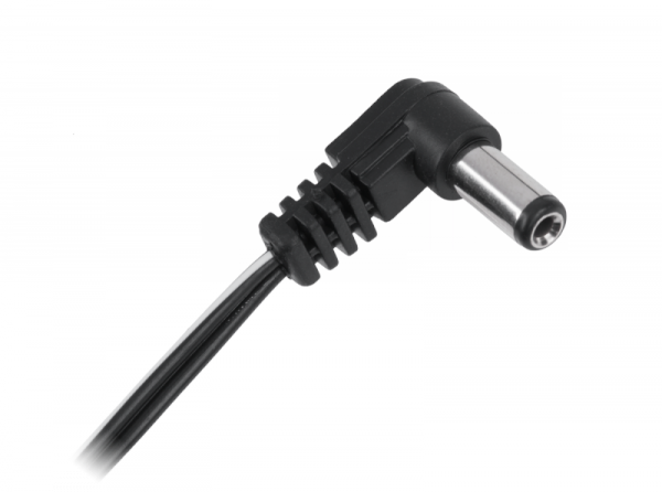 Złącze kabel wtyk kątowy 2,1x5,5mm