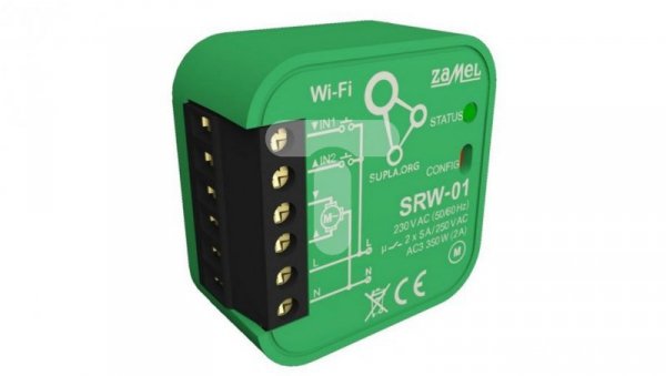 SUPLA Sterownik rolet WI-FI SRW-01 SPL10000004