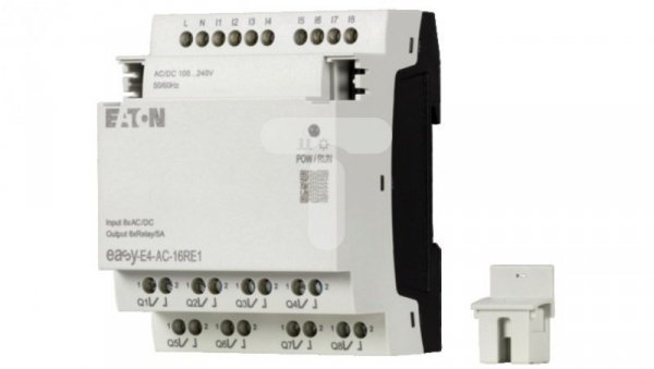 Rozszerzenie wejścia/wyjścia easyE4 230VAC/DC 8DI 8DO-R EASY-E4-AC-16RE1 197222